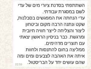 המלצה רוית בן עמי